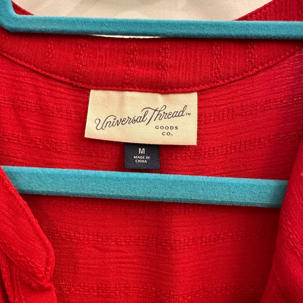 Red blouse from Universal Thread - Picture 2 of 5